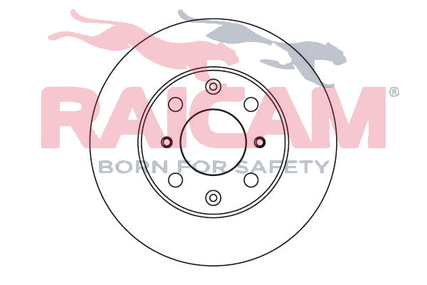 Disque de frein RAICAM RD00280