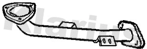Tuyau d'échappement KLARIUS 301651