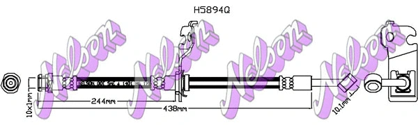 Flexible de frein KAWE H5894Q