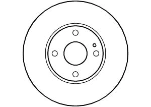 Disque de frein ABTEX BD665V