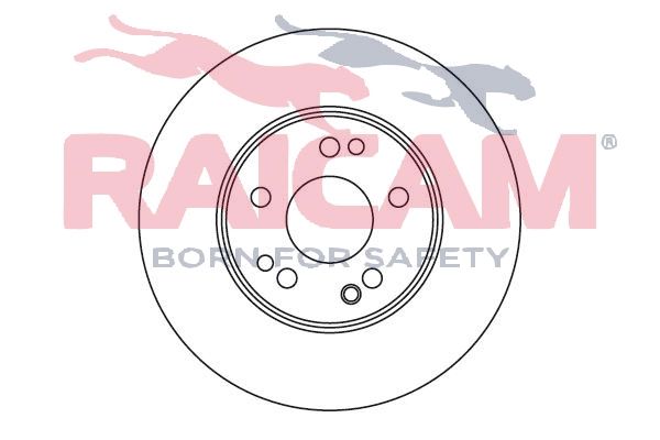 Disque de frein RAICAM RD00445