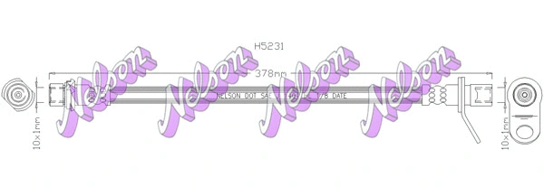 Flexible de frein KAWE H5231