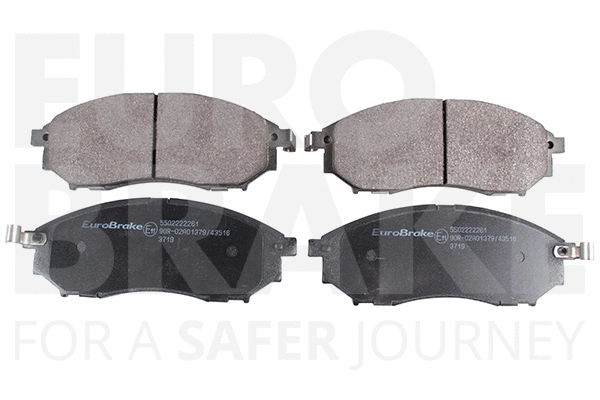 Kit de plaquettes de frein, frein à disque EUROBRAKE 5502222261