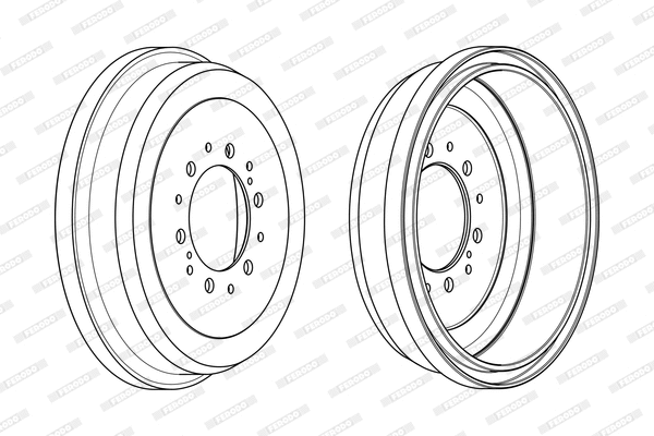 Tambour de frein FERODO FDR329091