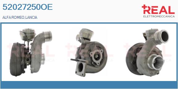 Turbocompresseur, suralimentation REAL 52027250OE