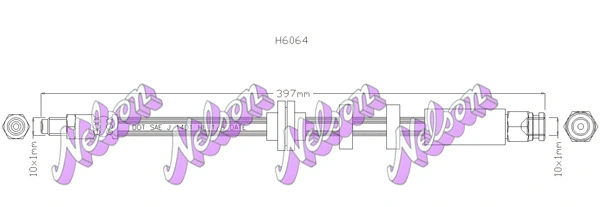Flexible de frein KAWE H6064