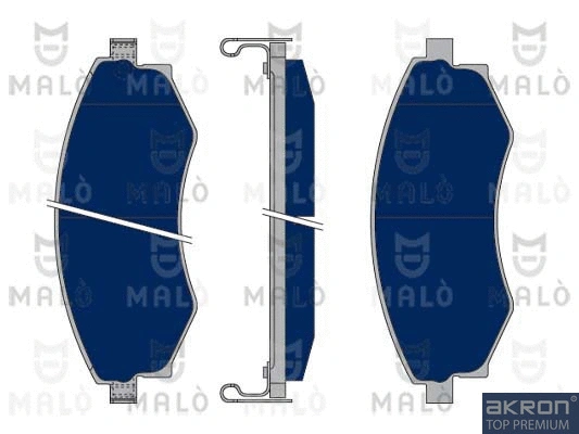 Kit de plaquettes de frein, frein à disque AKRON-MALÒ 1050028
