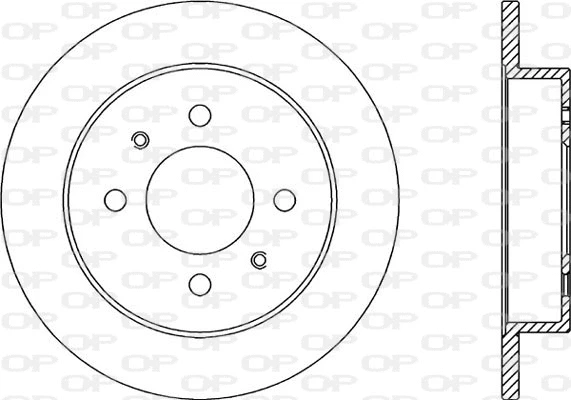 Disque de frein OPEN PARTS BDR2016.10