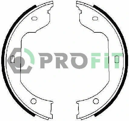 Jeu de mâchoires de frein PROFIT 5001-0668