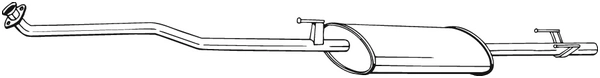 Silencieux avant KLOKKERHOLM 294-217