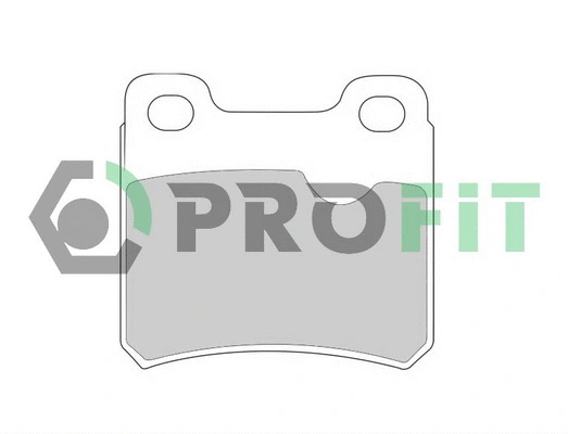 Kit de plaquettes de frein, frein à disque PROFIT 5000-0586