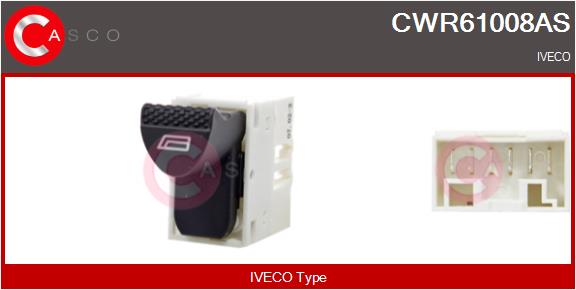 Interrupteur, lève-vitre CASCO CWR61008AS