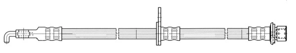 Flexible de frein CEF 512449
