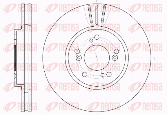 Disque de frein REMSA 62031.10