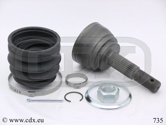 Jeu de joints, arbre de transmission CDX 735