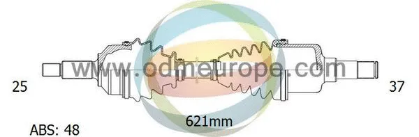 Arbre de transmission 4X4 ESTANFI EST-18-161412