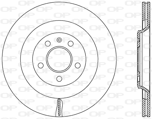 Disque de frein OPEN PARTS BDR2487.20