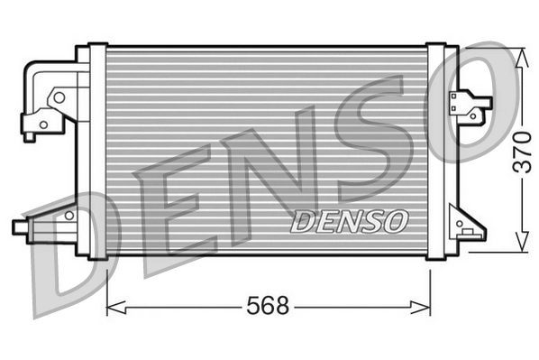 Condenseur, climatisation DENSO DCN10001