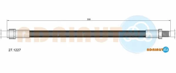 Flexible de frein ADRIAUTO 27.1227