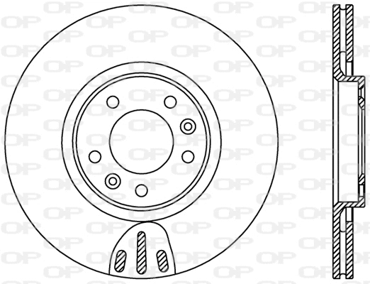 Disque de frein OPEN PARTS BDR2380.20