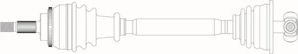 Arbre de transmission GENERAL RICAMBI RE3257