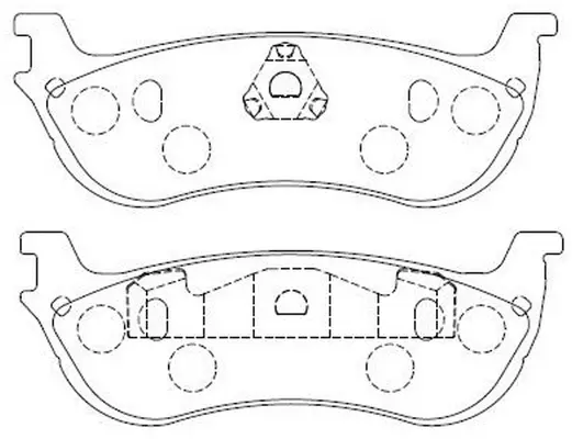 Kit de plaquettes de frein, frein à disque FIT FP0711