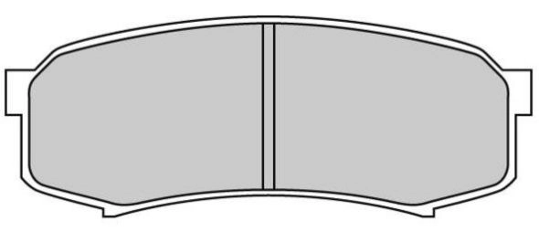 Kit de plaquettes de frein, frein à disque FREMAX FBP-1739