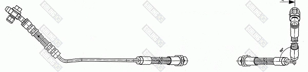 Flexible de frein GIRLING 9004490