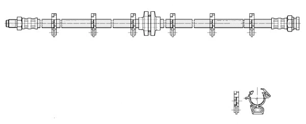 Flexible de frein CEF 517126