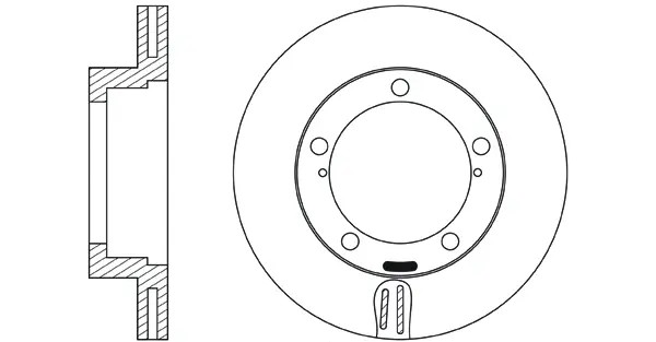 Disque de frein FIT FR0719V