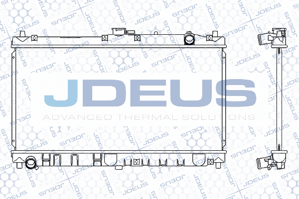 Radiateur, refroidissement du moteur JDEUS 016M25
