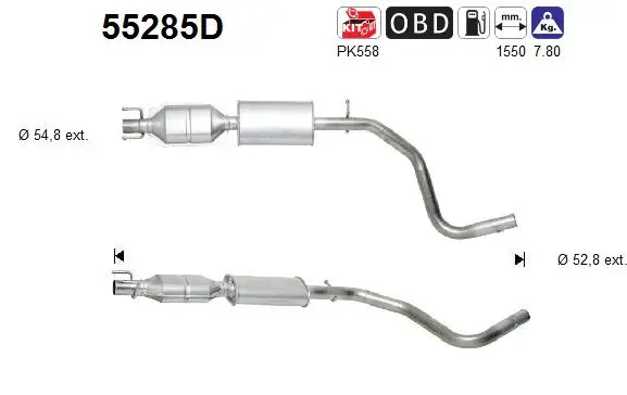 Catalyseur AS 55285D