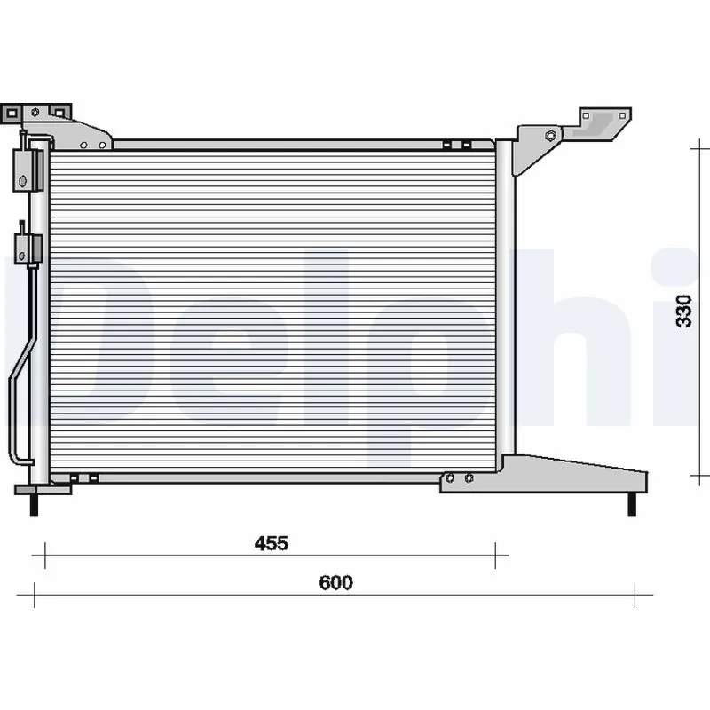 Condenseur, climatisation DELPHI TSP0225093
