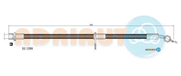 Flexible de frein ADRIAUTO 52.1289