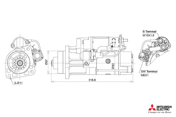 Démarreur KUTNAK AUTOMOTIVE 723498/M