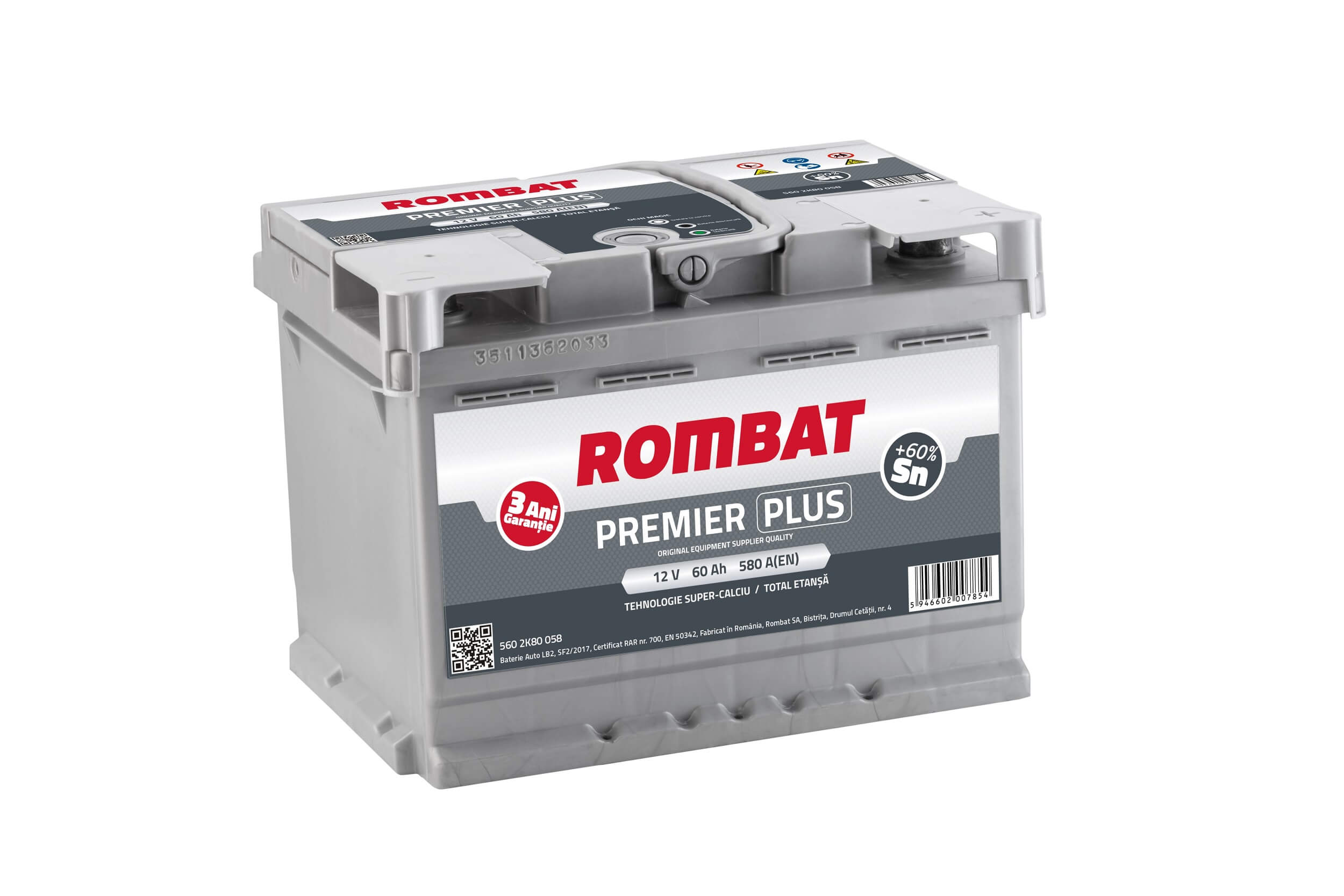 Batterie de démarrage ROMBAT 560 2K80 058