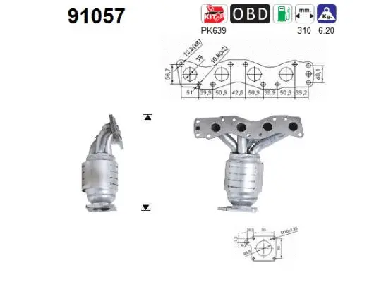 Catalyseur AS 91057