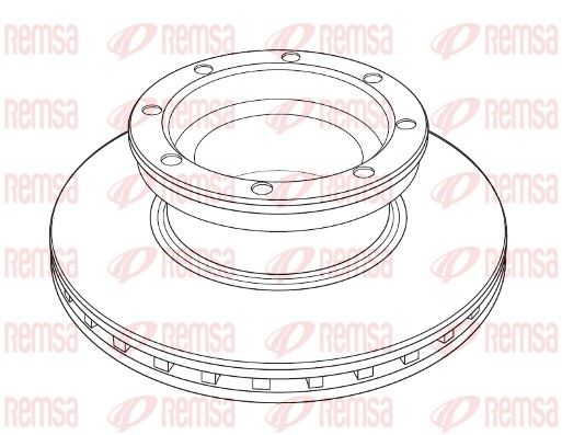 Disque de frein REMSA NCA1219.20