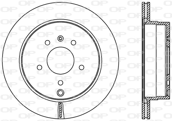 Disque de frein OPEN PARTS BDR2416.20