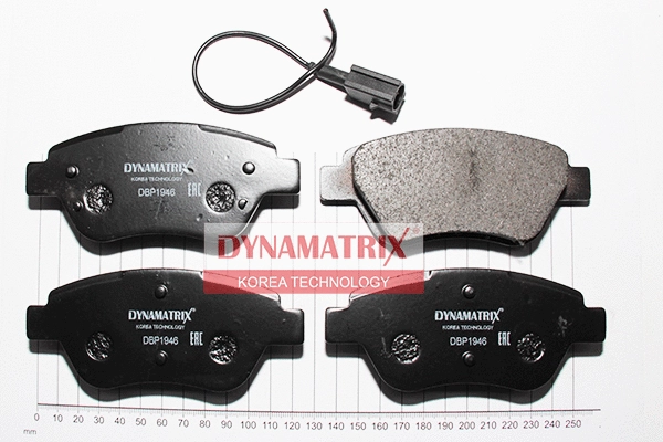 Kit de plaquettes de frein, frein à disque DYNAMATRIX DBP1946