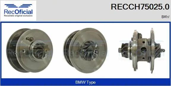 Groupe carter, turbocompresseur RECOFICIAL RECCH75025.0