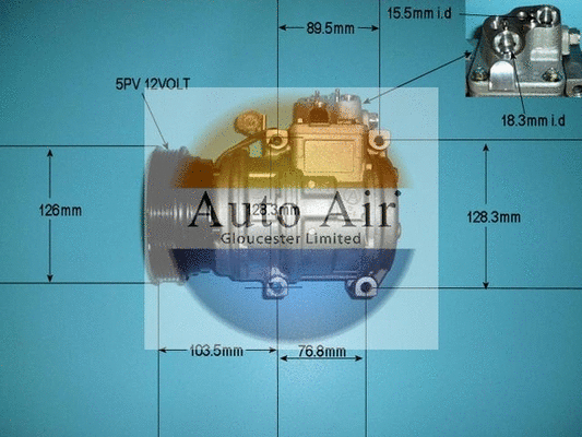 Compresseur, climatisation AUTO AIR GLOUCESTER 14-0260