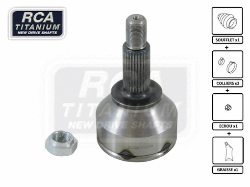 Jeu de joints, arbre de transmission RCA FRANCE AF30