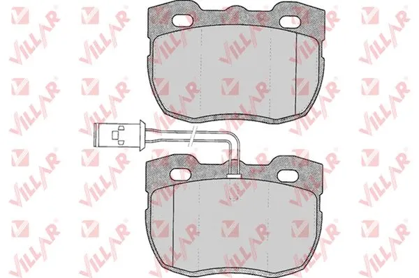 Kit de plaquettes de frein, frein à disque VILLAR 626.0324
