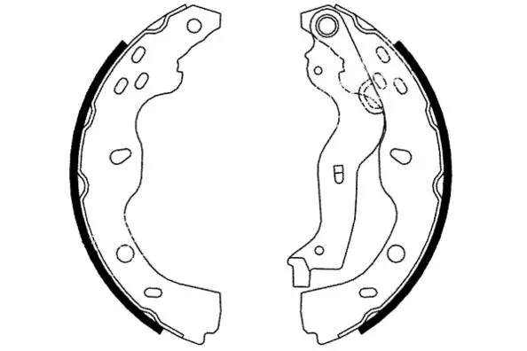 Jeu de mâchoires de frein E.T.F. 09-0652
