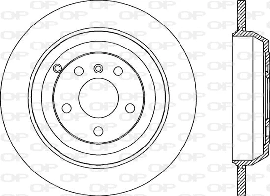 Disque de frein OPEN PARTS BDR2296.10
