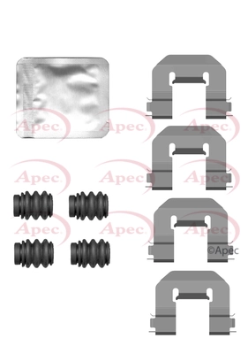 Kit d'accessoires, plaquette de frein à disque APEC KIT1522