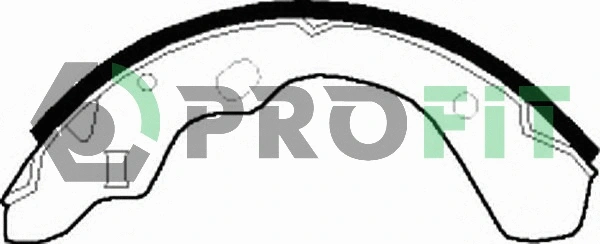 Jeu de mâchoires de frein PROFIT 5001-0315