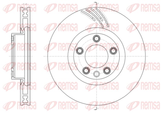 Disque de frein REMSA 61419.10