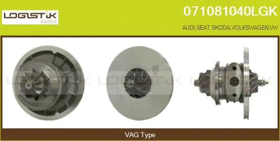 Groupe carter, turbocompresseur LGK 071081040LGK